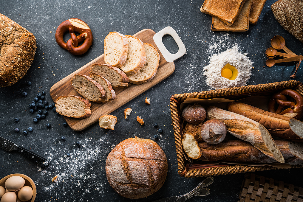 Verschiedene Rezepte für leckeres Brot