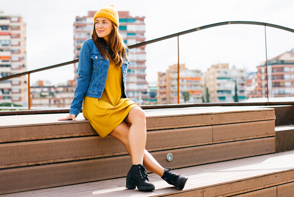 Kombination aus zwei Kontrastfarben