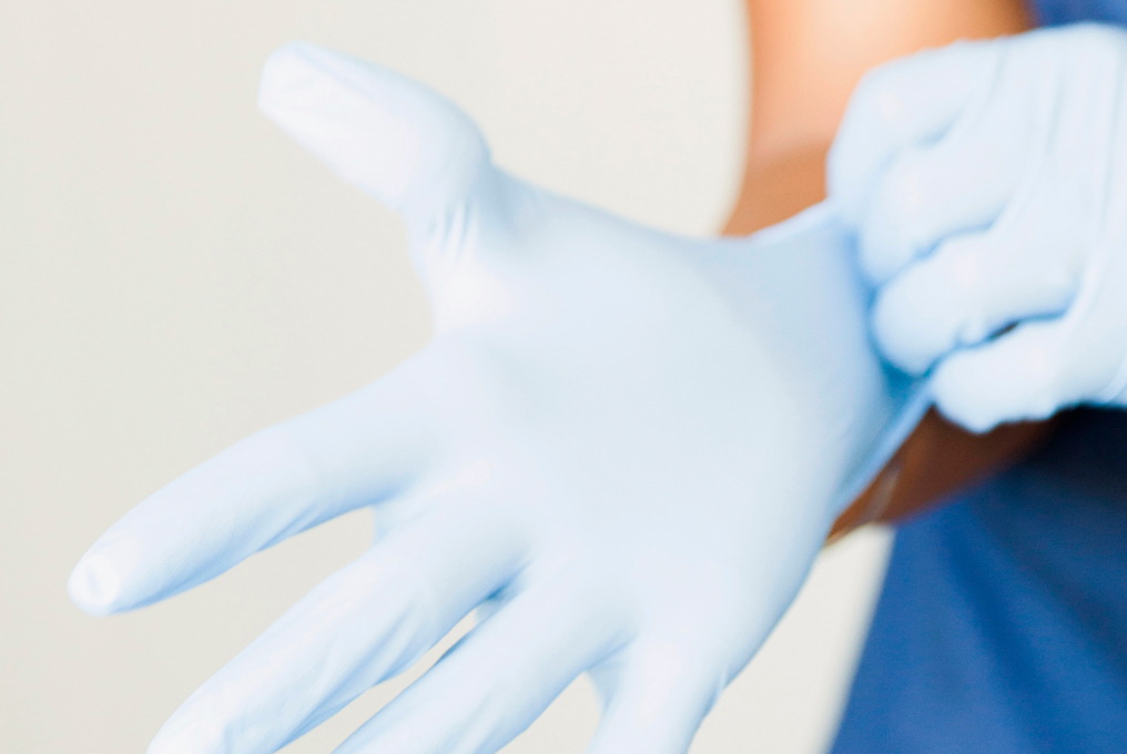 Hygienische Handschuhe