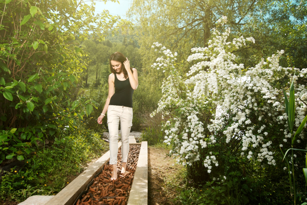 Sentier pieds nus Kneipp in Rebeuvelier (JU)