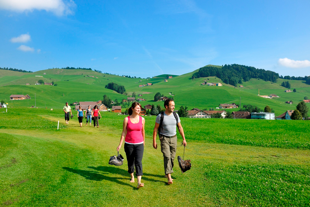 Barfusspfad im Appenzell