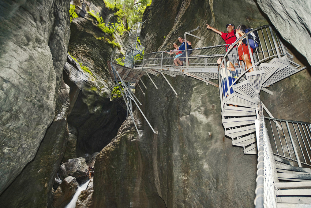 Die Cholerenschlucht im Berner Oberland