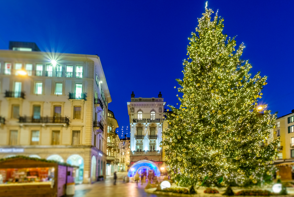 Weihnachtsmarkt in Lugano