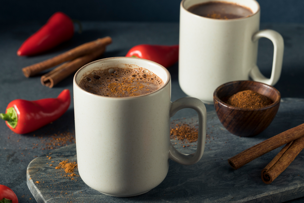 Heisse Chilli-Schokolade