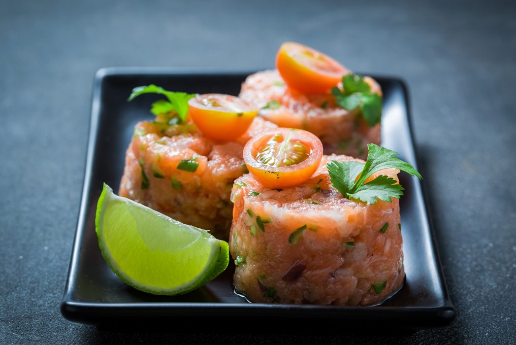 tartare di salmone