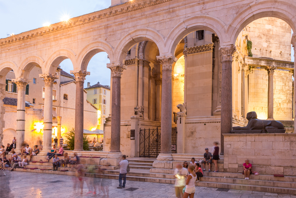 Una vista da Spalato.