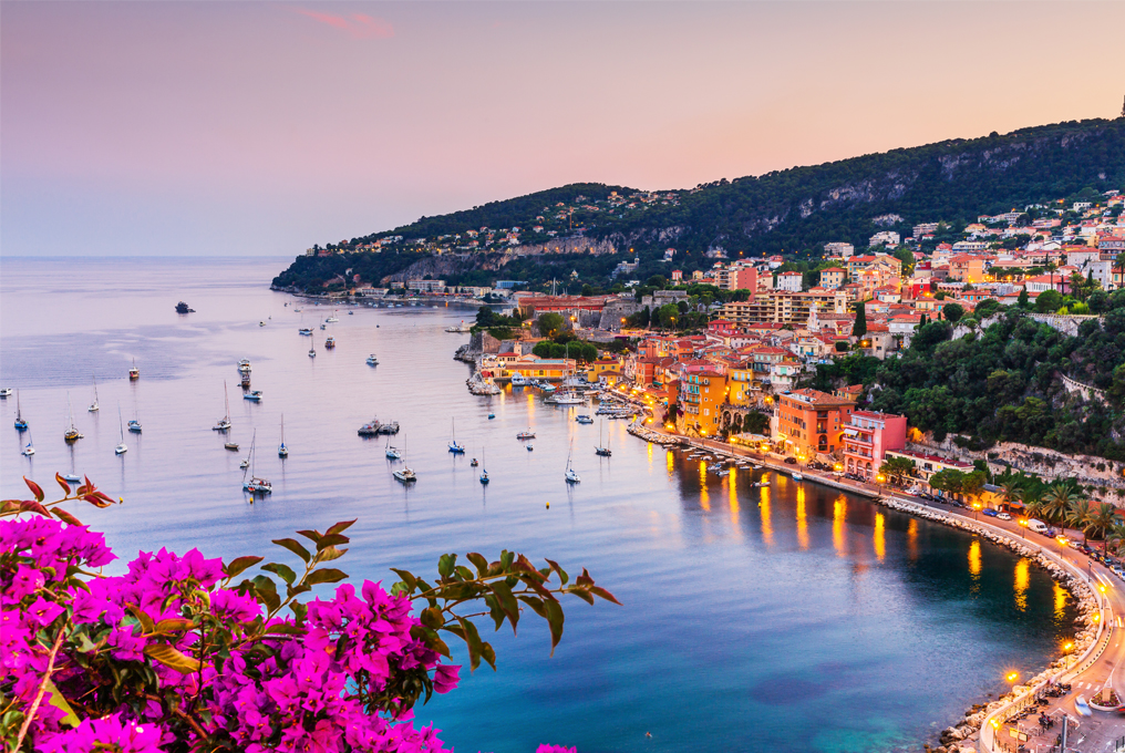 Una bella baia in Francia.