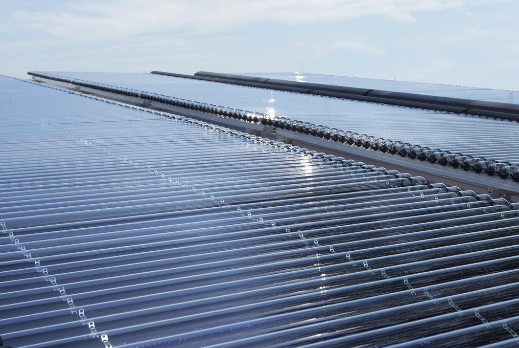 Eine riesen Solarfläche.