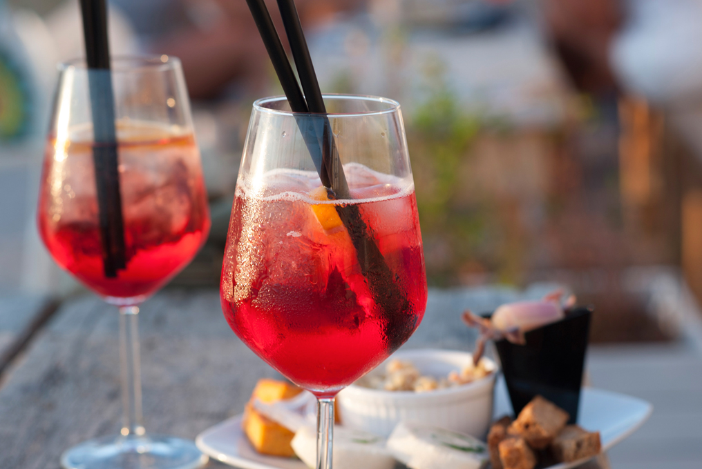 Due bicchieri Campari