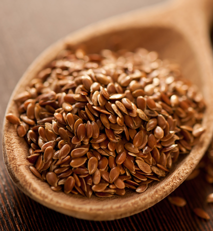 Une cuillerée de graines de lin