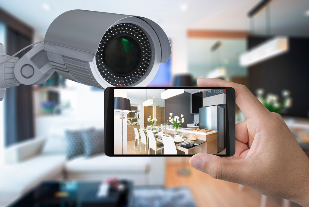 Eine Überwachungskamera