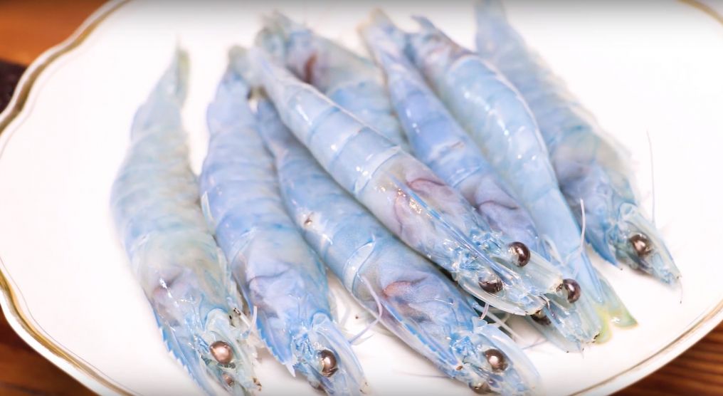 White Tiger Shrimps Carpaccio