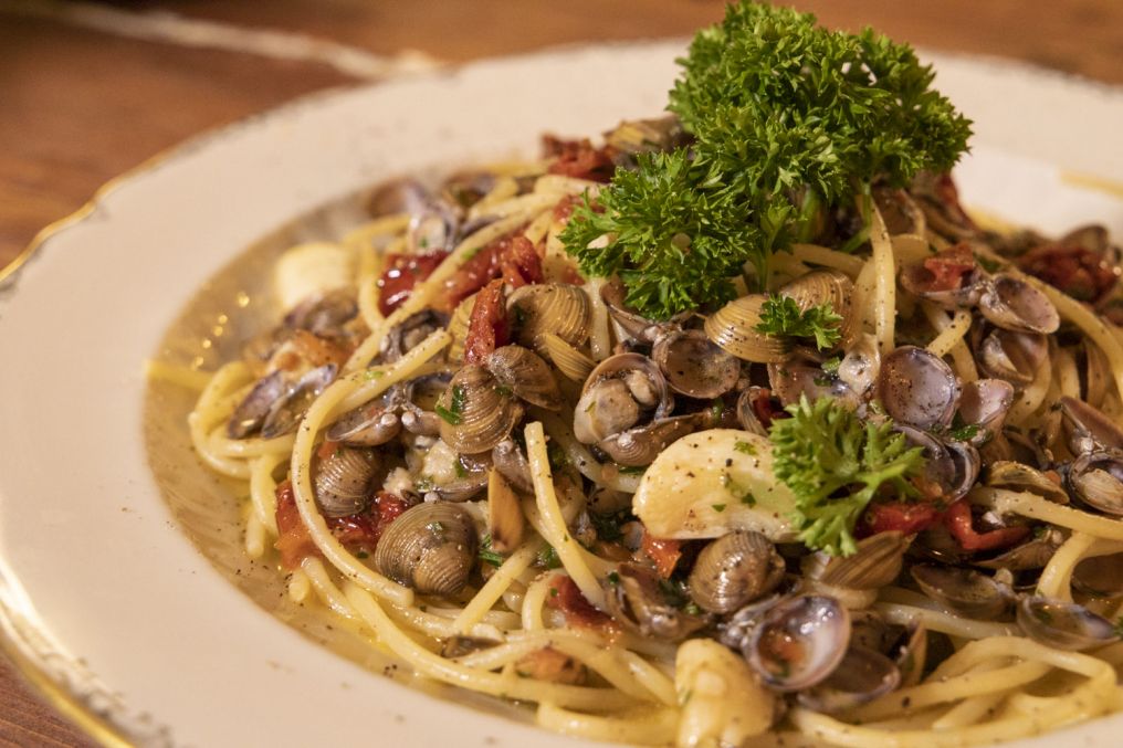 Spaghetti mit Muscheln