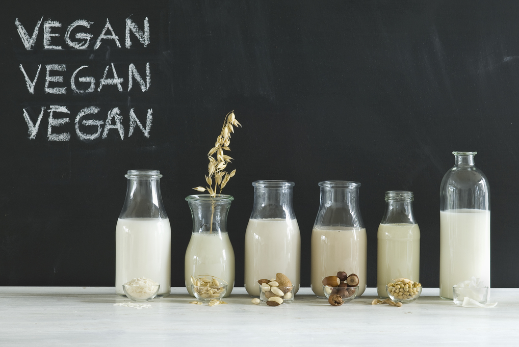 verschiedene Milchsorten