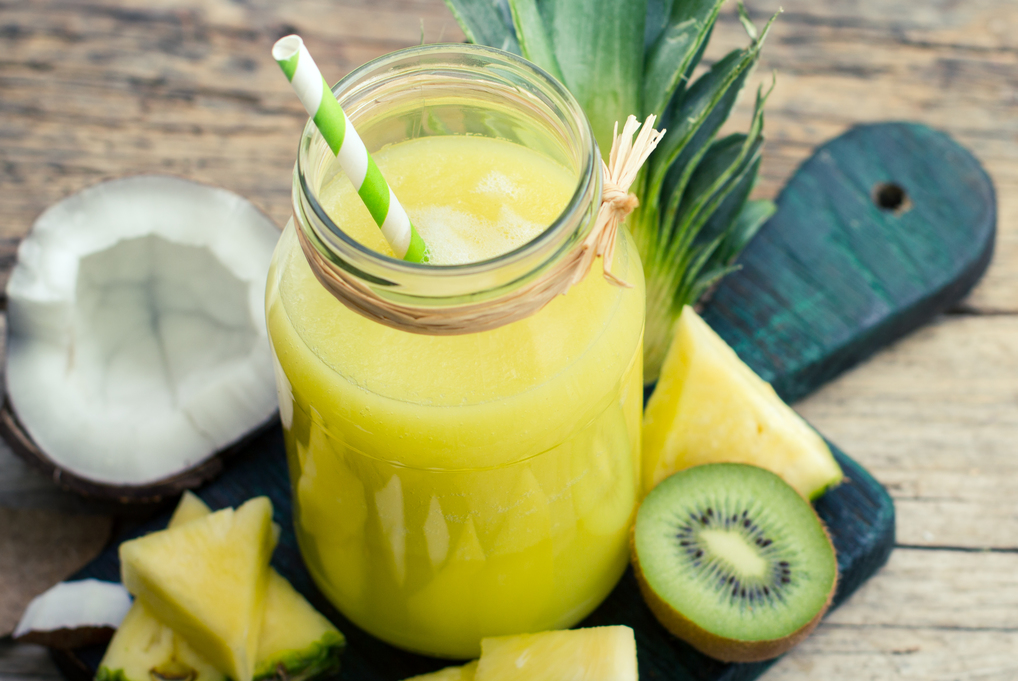 Thé froid à l'ananas