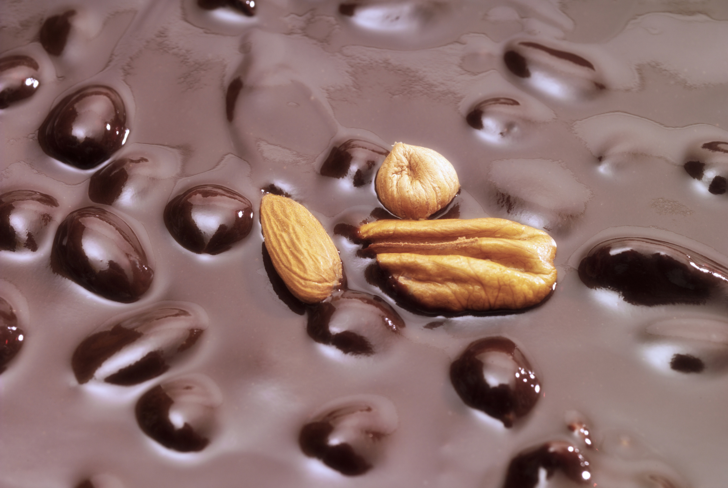 Noix dans le chocolat