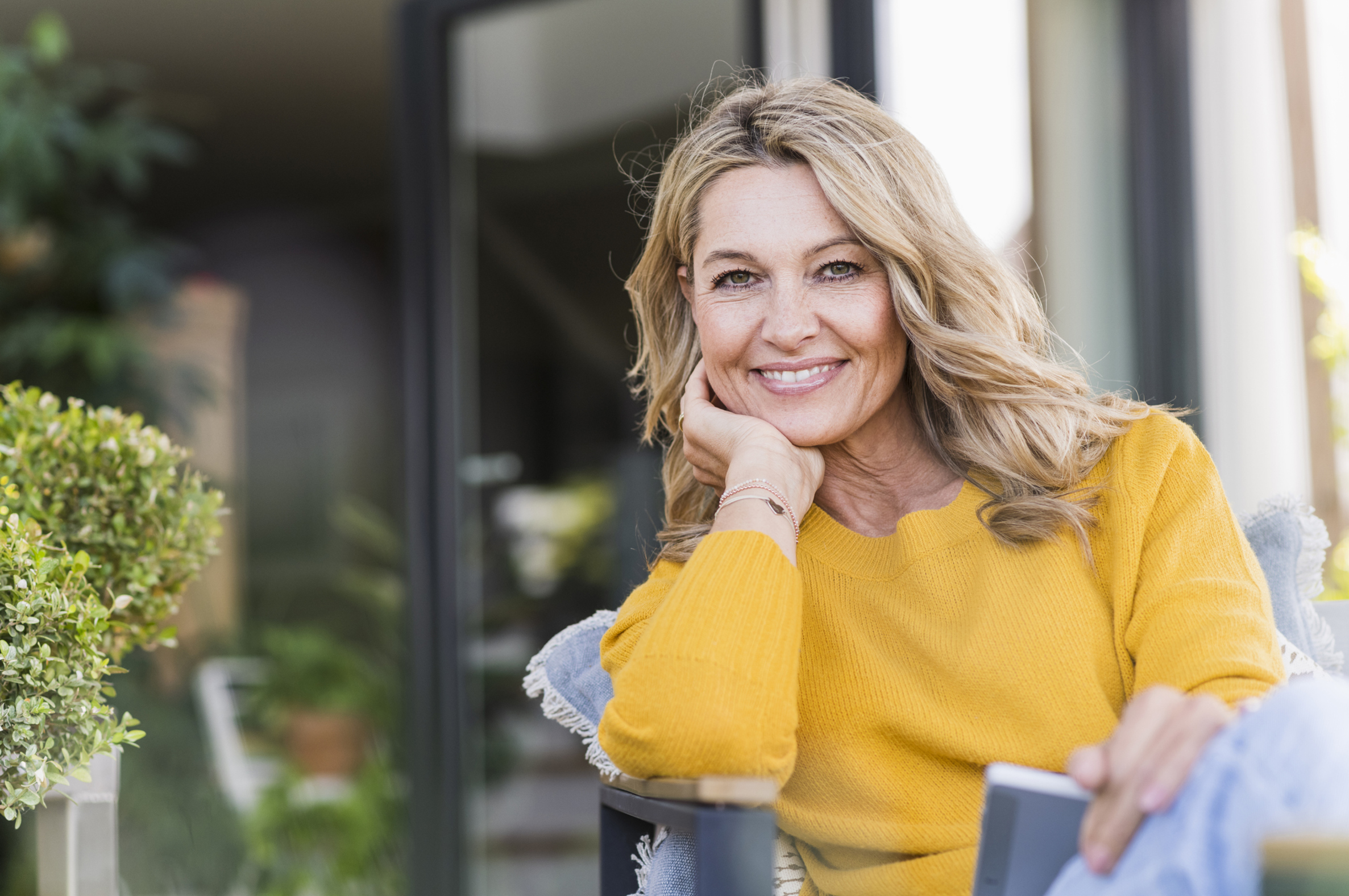 Frau mittleren Alters