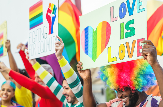 Prideparade, Plakate