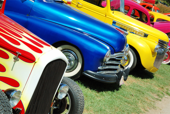 verschiedene Oldtimer
