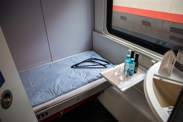 Bett im Zug