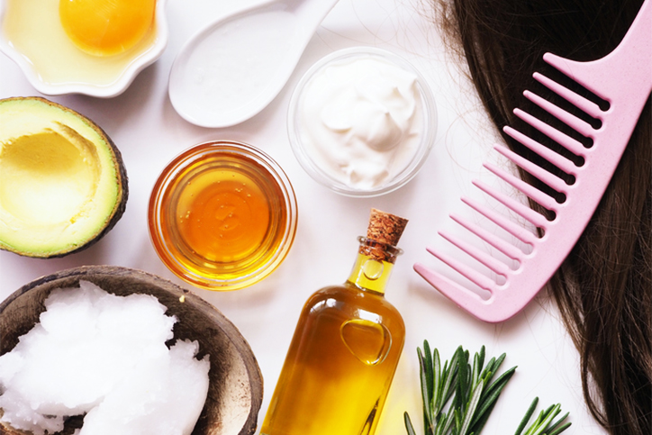 Verschiedene Haarprodukte